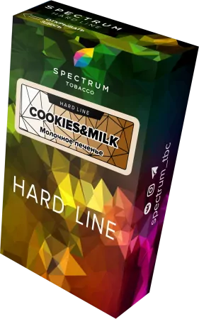Табак Spectrum Hard Line 40г Cookies&milk M !