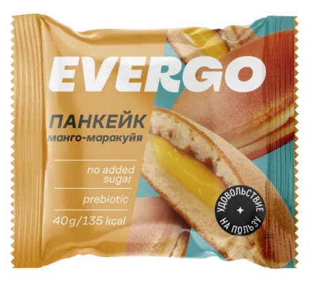Панкейк протеиновый Evergo 40г Манго-Маракуйя