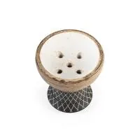 Чаша глиняная Alpha Hookah Turk White Sand