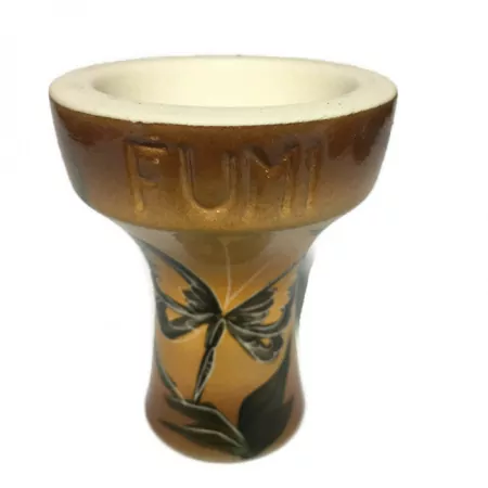 Чаша глиняная Fumi Sorge глазурь Butterfly