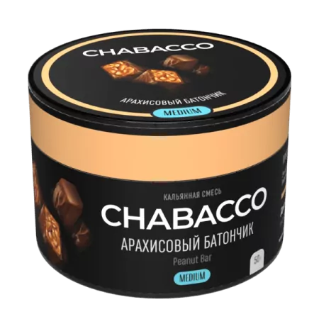 Кальянная смесь Chabacco Medium 50г Peanut bar M