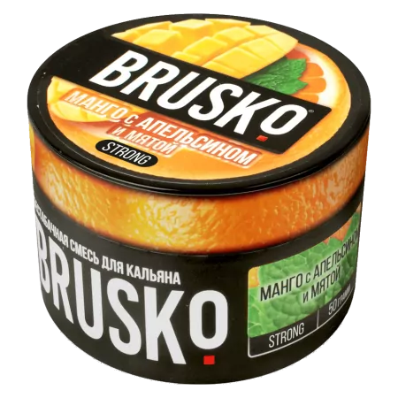 Кальянная смесь Brusko Medium 50г Манго с апельсином и мятой M