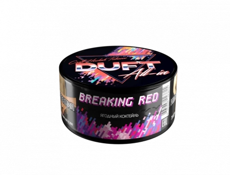 Табак Duft All-In 25г Breaking Red (Ягодный Коктейль) М