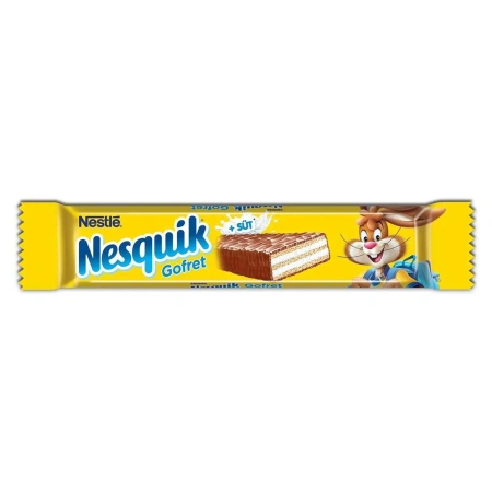 Купить Вафельный батончик Nesquik 26,7г в молочном шоколаде с доставкой по РФ