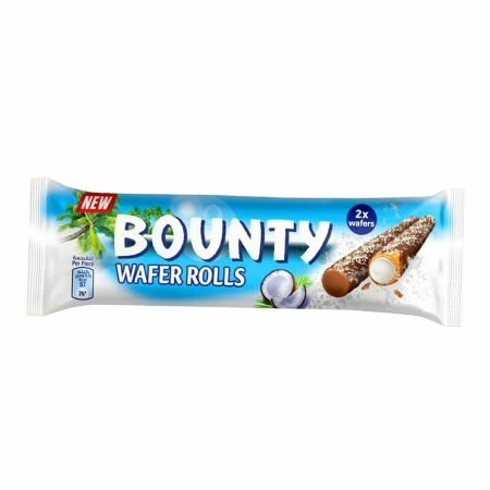 Купить Вафельные трубочки Bounty 22,5г по низкой цене